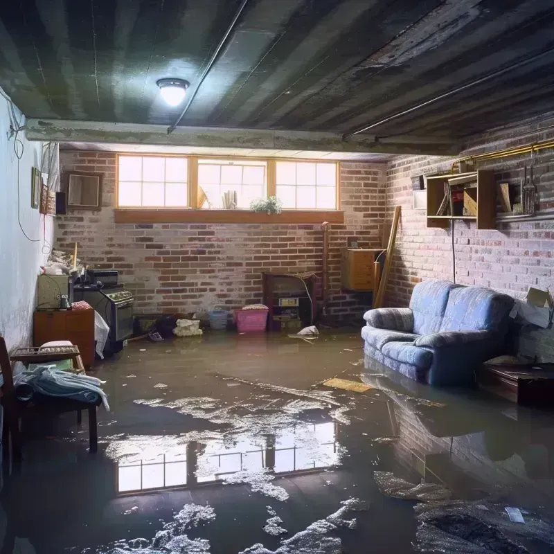 Flooded Basement Cleanup in River Bend, NC